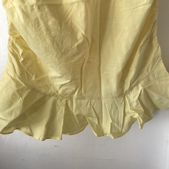 City Sleek Sz L Lots of details in ruched Spring dress nwt! - Picture 6 of 8